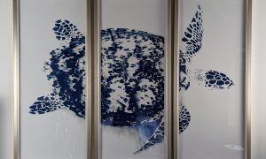 Stuart Redler Blue Turtle Triptych