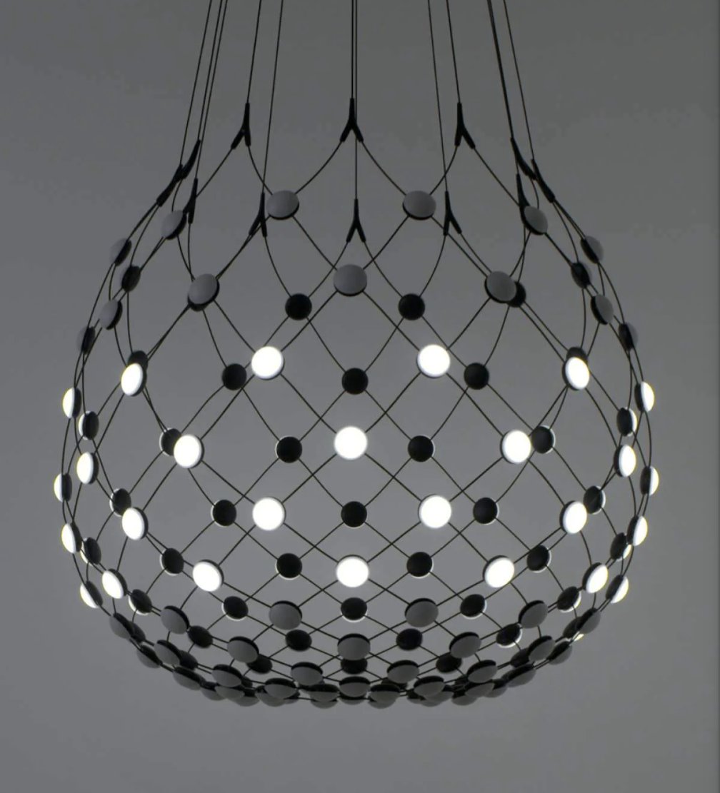 Luceplan Pendant Chandelier- Requires the drop cable and ceiling rose