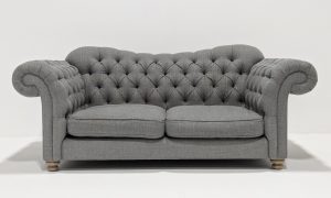 Bespoke Grey Chesterfield Sofa