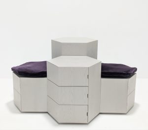 Hexagon Seating Centre Drawers