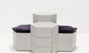 Hexagon Seating Centre Drawers