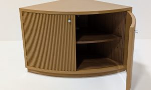 Deco Mustard Corner Cabinet
