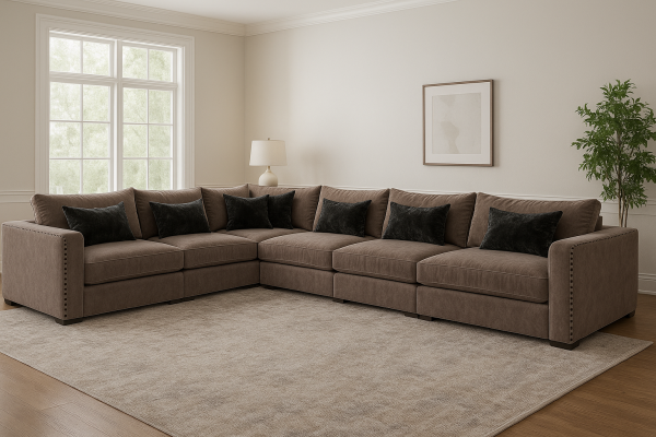 Custom Luxury Corner Sofa - Image 5