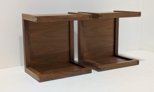 Design Within Reach Walnut Side Tables