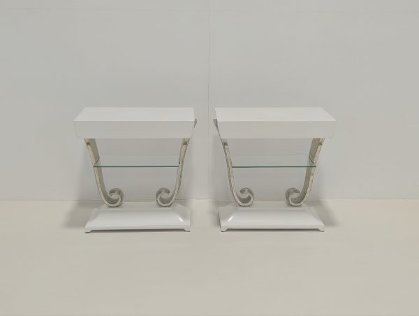 Christopher Guy Harper Bedside Tables Pair - Image 13
