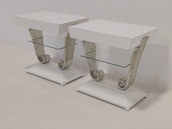 Christopher Guy Harper Bedside Tables Pair - Image 12