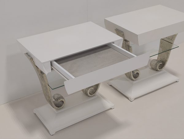 Christopher Guy Harper Bedside Tables Pair - Image 8
