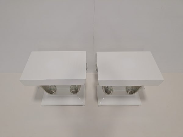 Christopher Guy Harper Bedside Tables Pair - Image 4