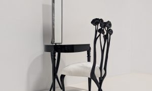 Christopher Guy Chair Le Jardin & Statuesque Vanity Desk