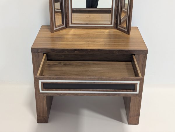 Cine Italia Designs Black American Walnut Dressing Table - Image 4