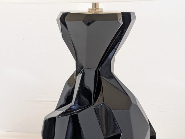 Porta Romana Faceted Lamps Pair - Image 10