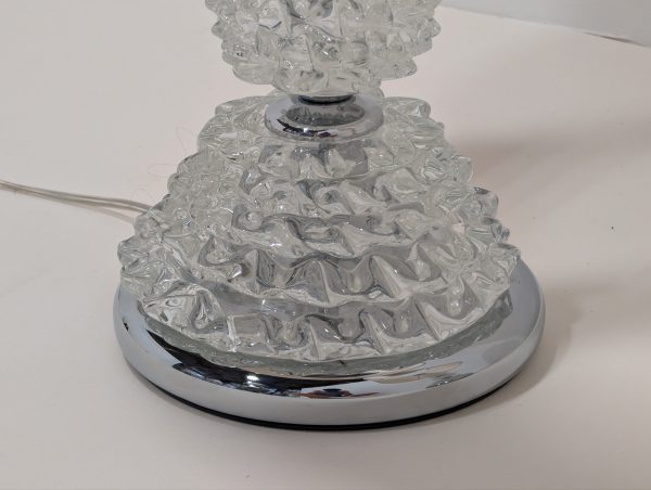 Porta Romana Murano Glass Lamps Pair - Image 2