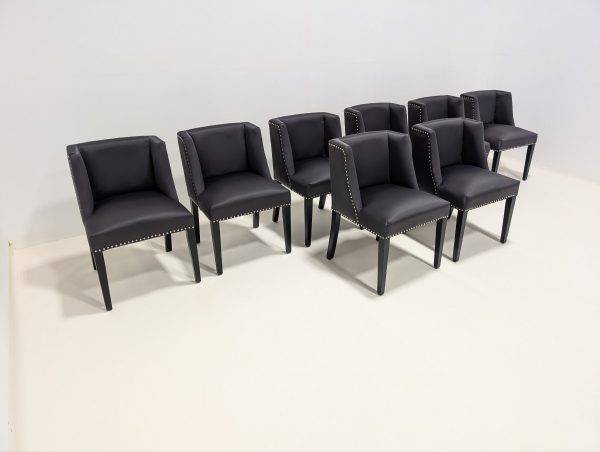 Eichholtz Black St. James Chairs Set of 8 - Image 10