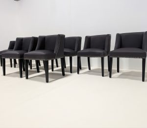 Eichholtz Black St. James Chairs Set of 8