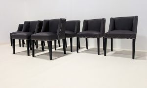 Eichholtz Black St. James Chairs Set of 8