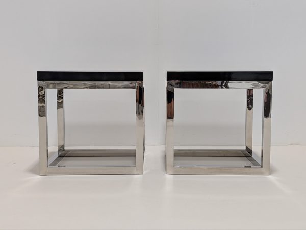 Eichholtz Magnum Black Tables Pair - Image 8