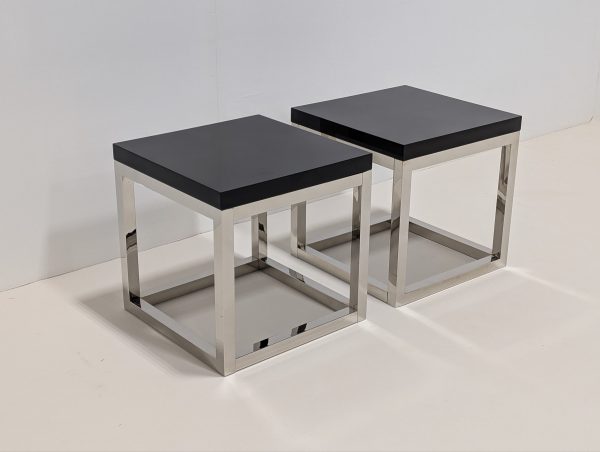 Eichholtz Magnum Black Tables Pair - Image 11