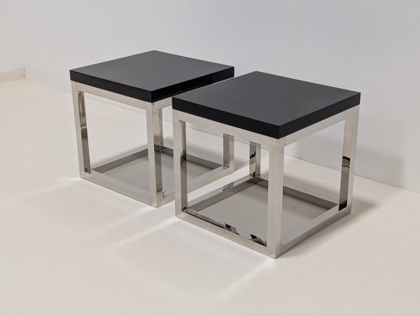 Eichholtz Magnum Black Tables Pair