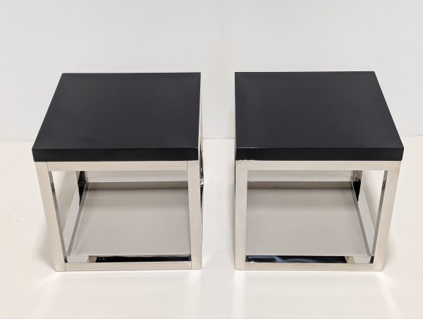 Eichholtz Magnum Black Tables Pair - Image 9