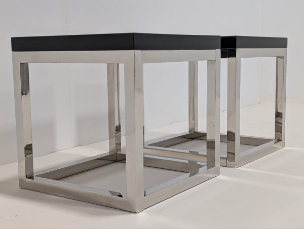 Eichholtz Magnum Black Tables Pair - Image 2