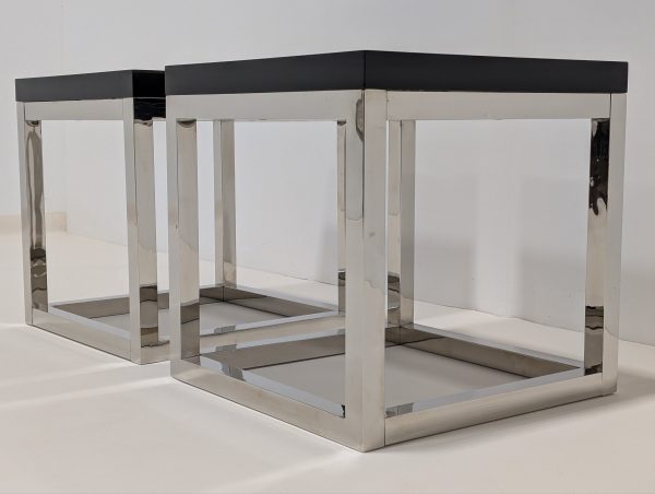Eichholtz Magnum Black Tables Pair - Image 12