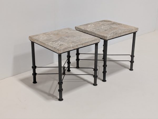 Stone Side Tables Pair - Image 9