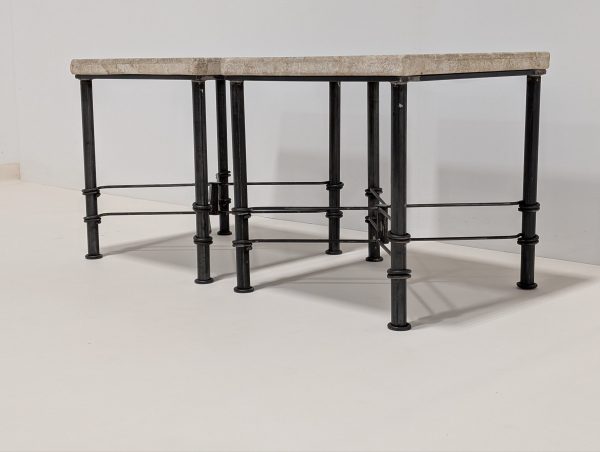 Stone Side Tables Pair - Image 4