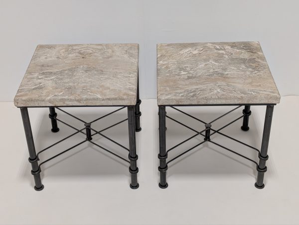 Stone Side Tables Pair - Image 11