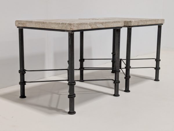 Stone Side Tables Pair - Image 7