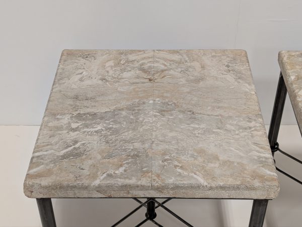 Stone Side Tables Pair - Image 2