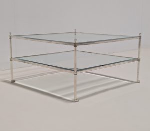 Eichholtz Aubrey Silver Glass Coffee Table