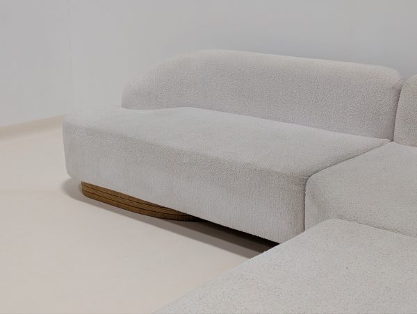 Dara Mason Boucle Corner Sofa - Image 4