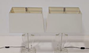 Andrew Martin Faraday Table Lamps Pair
