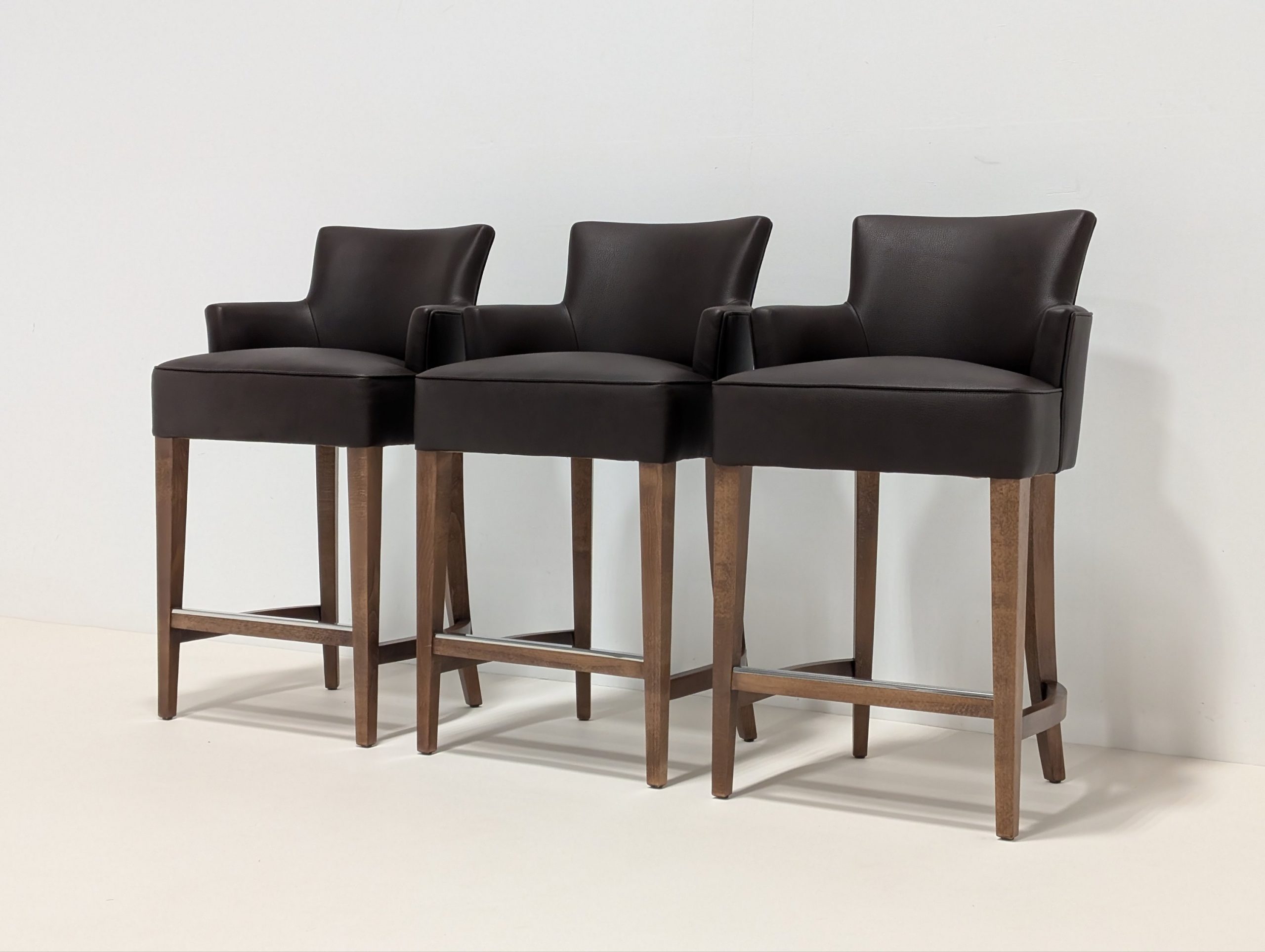 The Sofa and Chair Company Paris Carver Barstools - Image 6