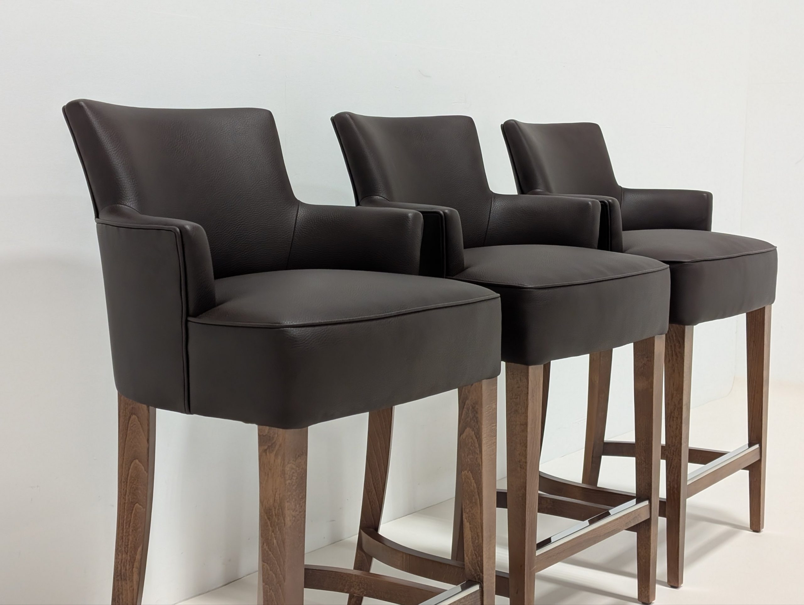 The Sofa and Chair Company Paris Carver Barstools - Image 11