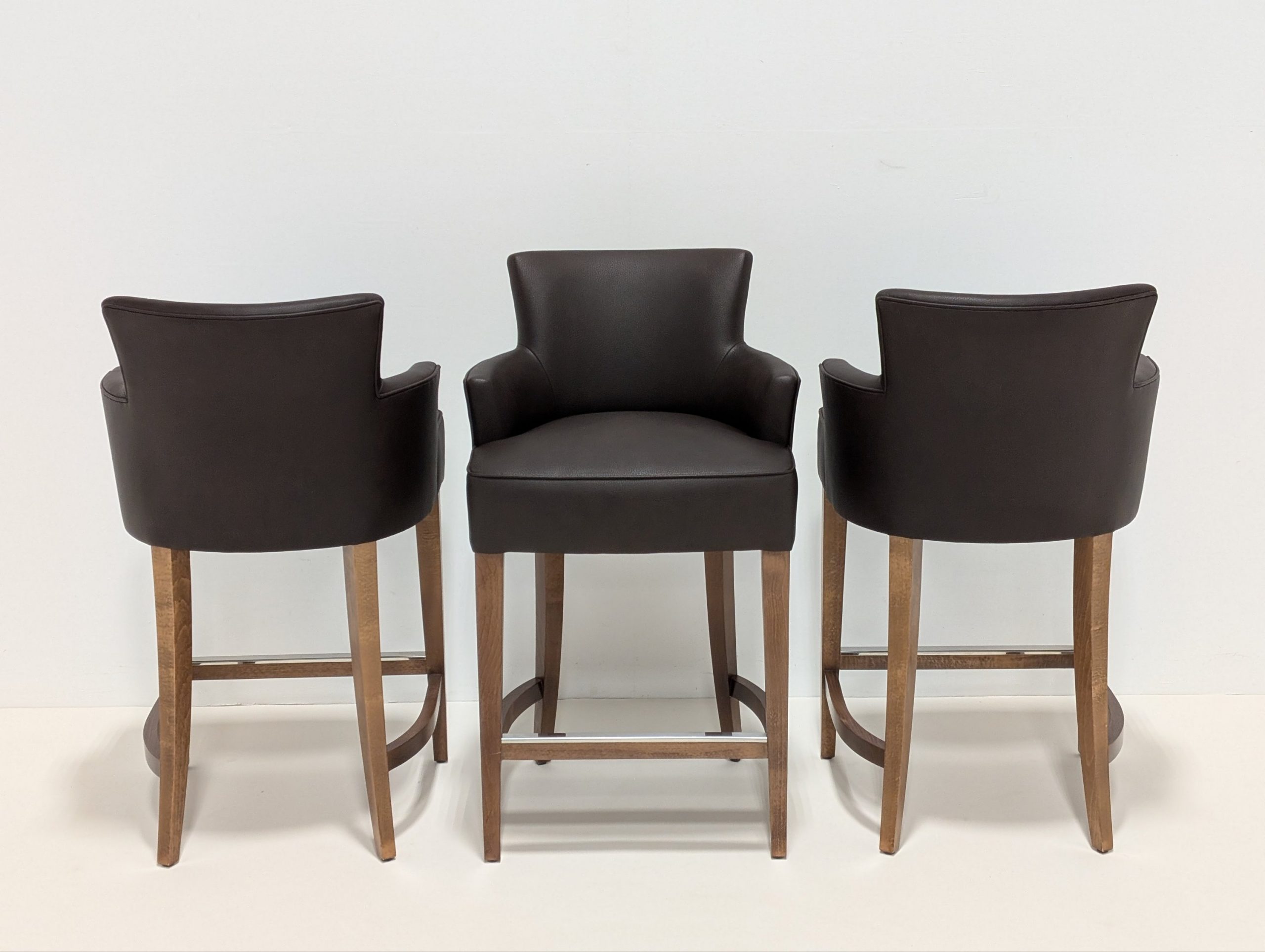 The Sofa and Chair Company Paris Carver Barstools - Image 8