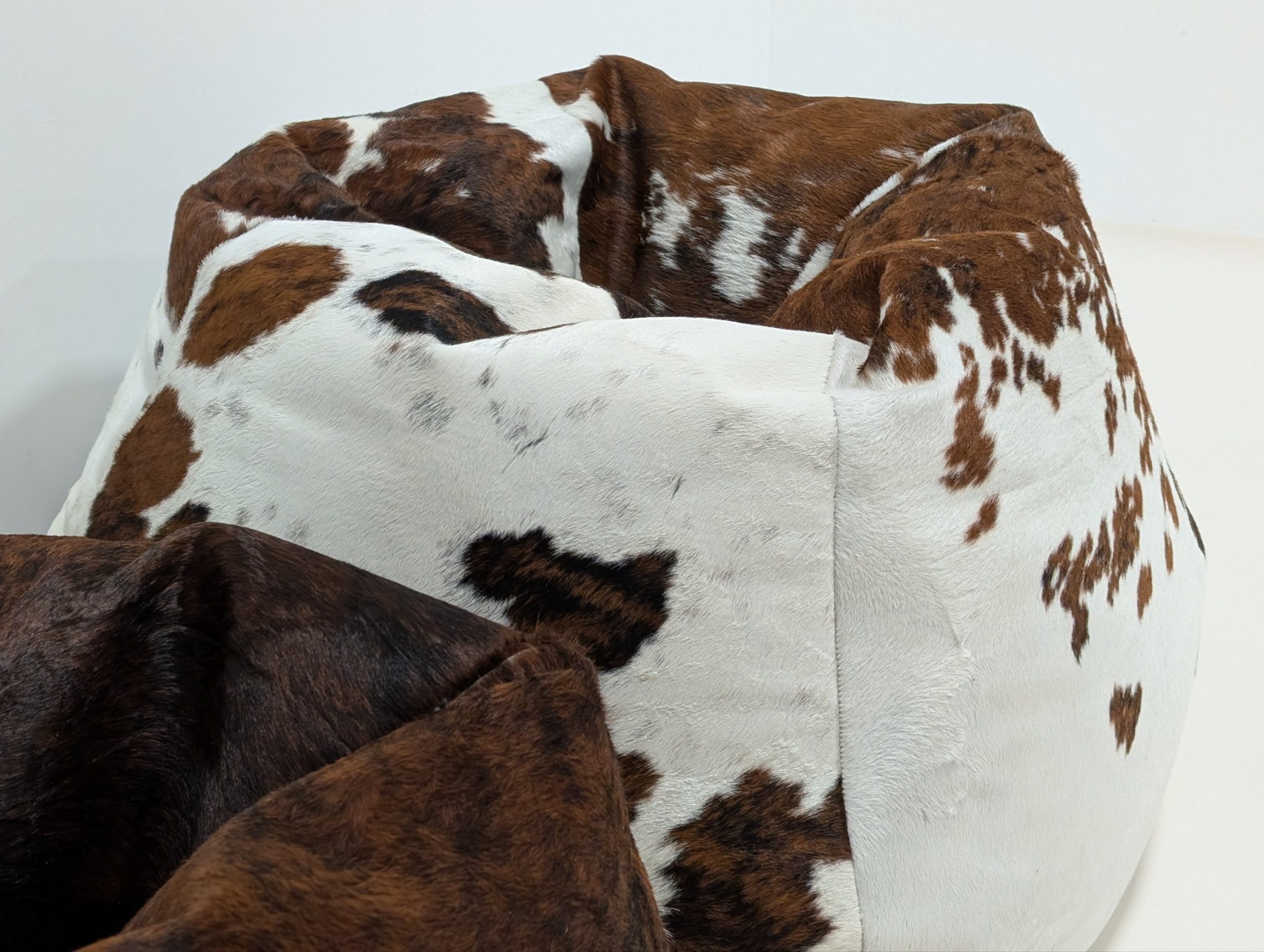 Peau De Vache Cow Hide Bean Bags - Image 4