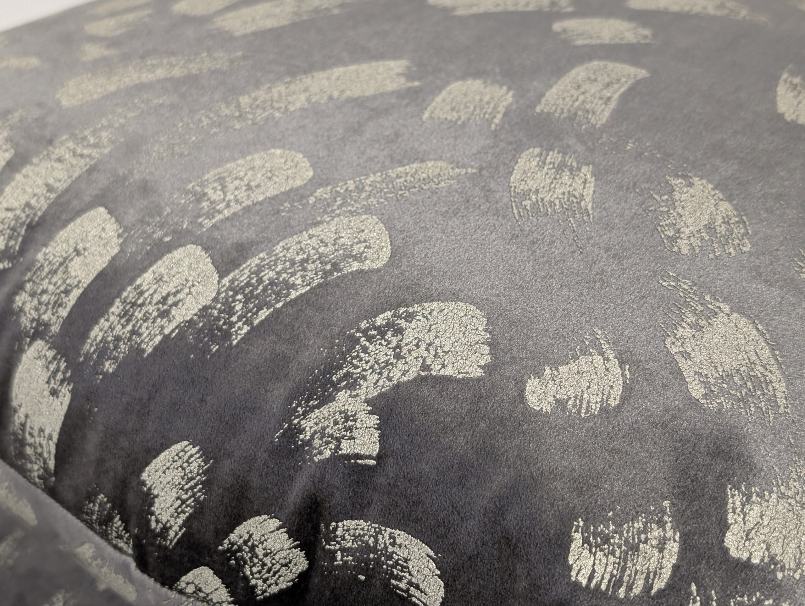 John Lewis Velvet Grey Cushions pair - Image 12