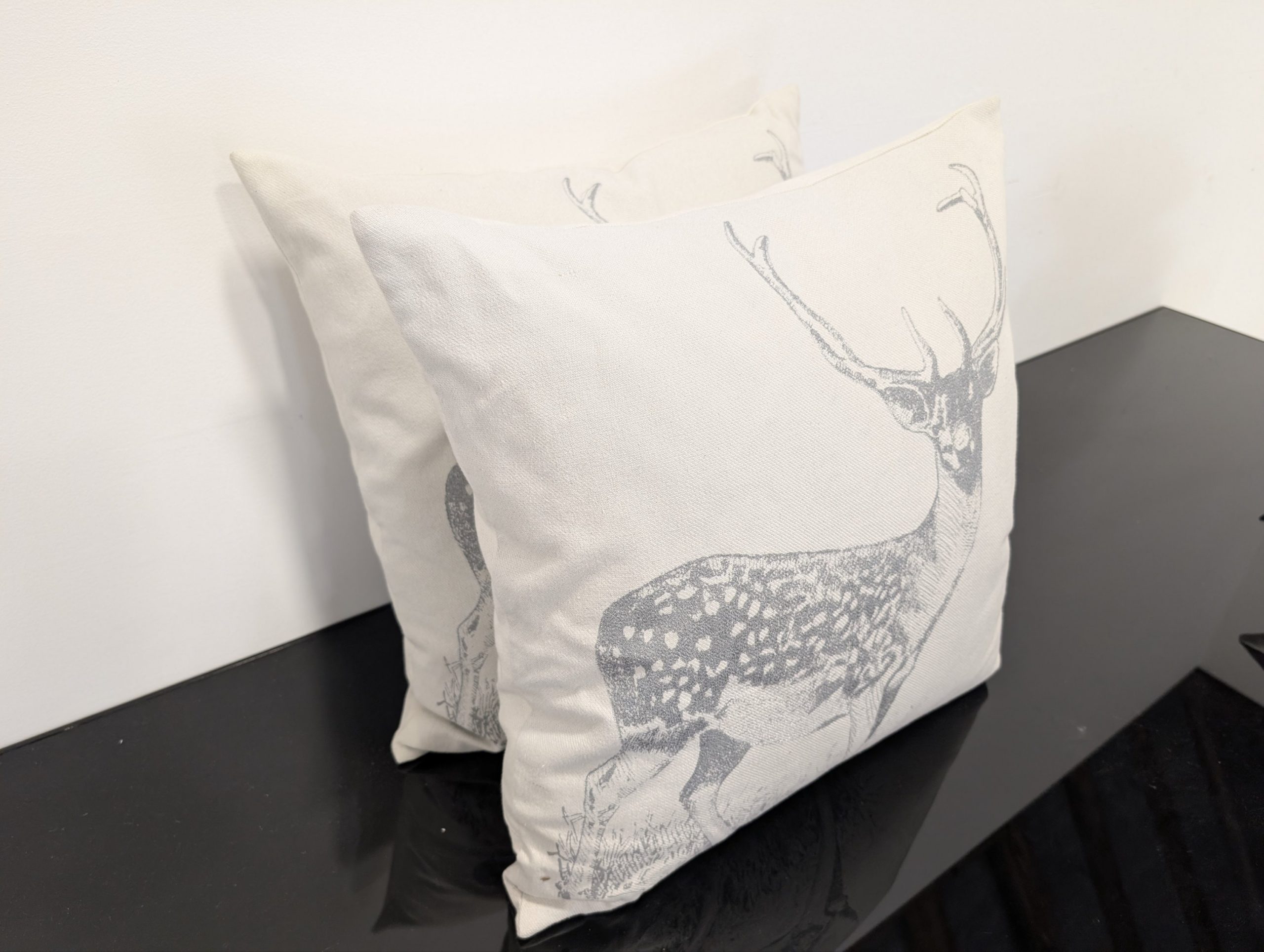 Laura Ashley Deer Cushions pair - Image 2