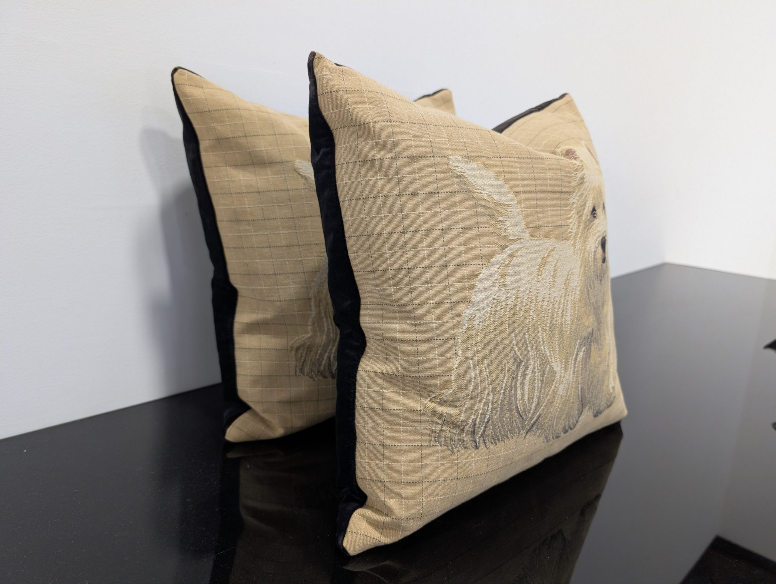 John Lewis Westie Cushions Pair - Image 2