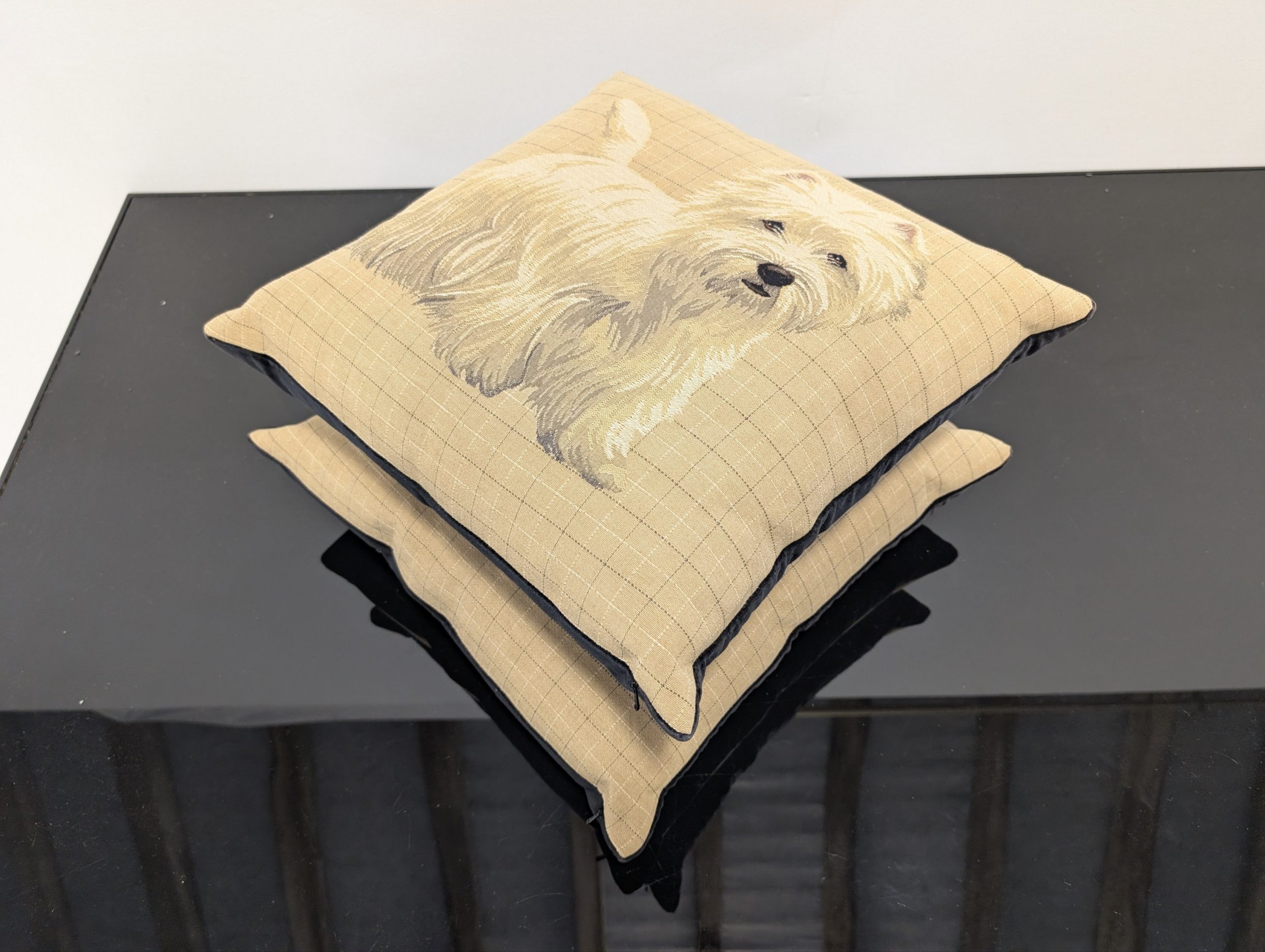 John Lewis Westie Cushions Pair - Image 3