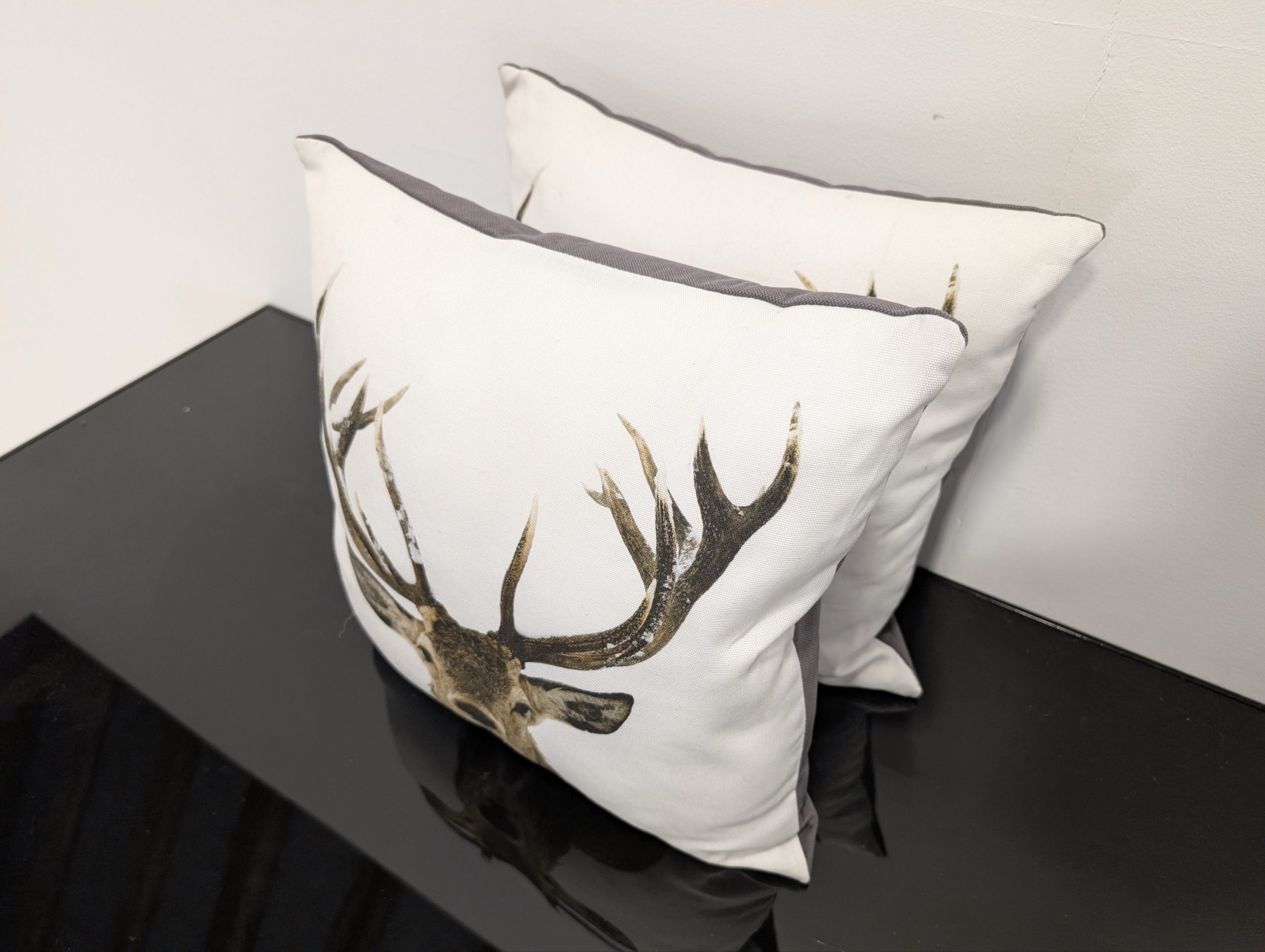 John Lewis Horned Deer Pair - Image 2