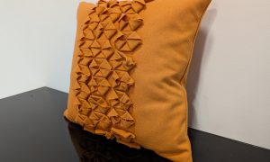 John Lewis Orange Texture Cushion