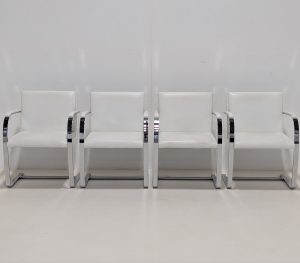 Knoll BRNO Flat Bar Armchairs x4