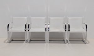 Knoll BRNO Flat Bar Armchairs x4