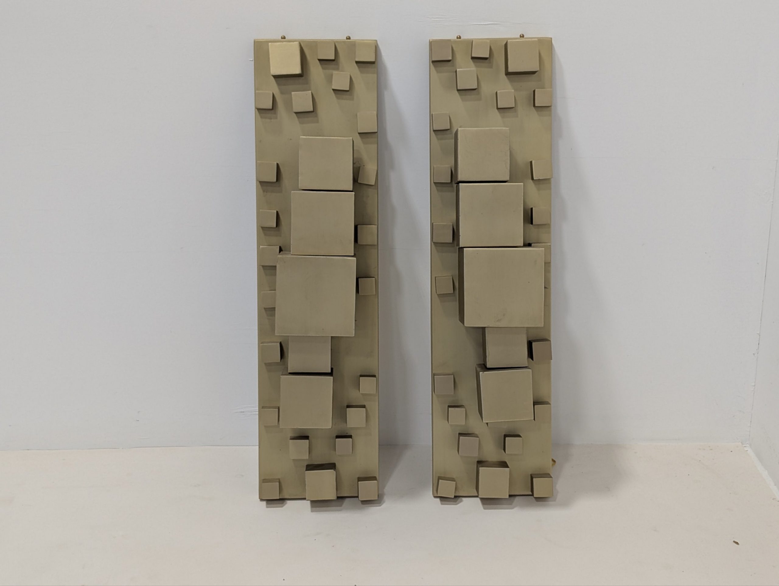 Glustin Brass Cubic Scones Pair - Image 5