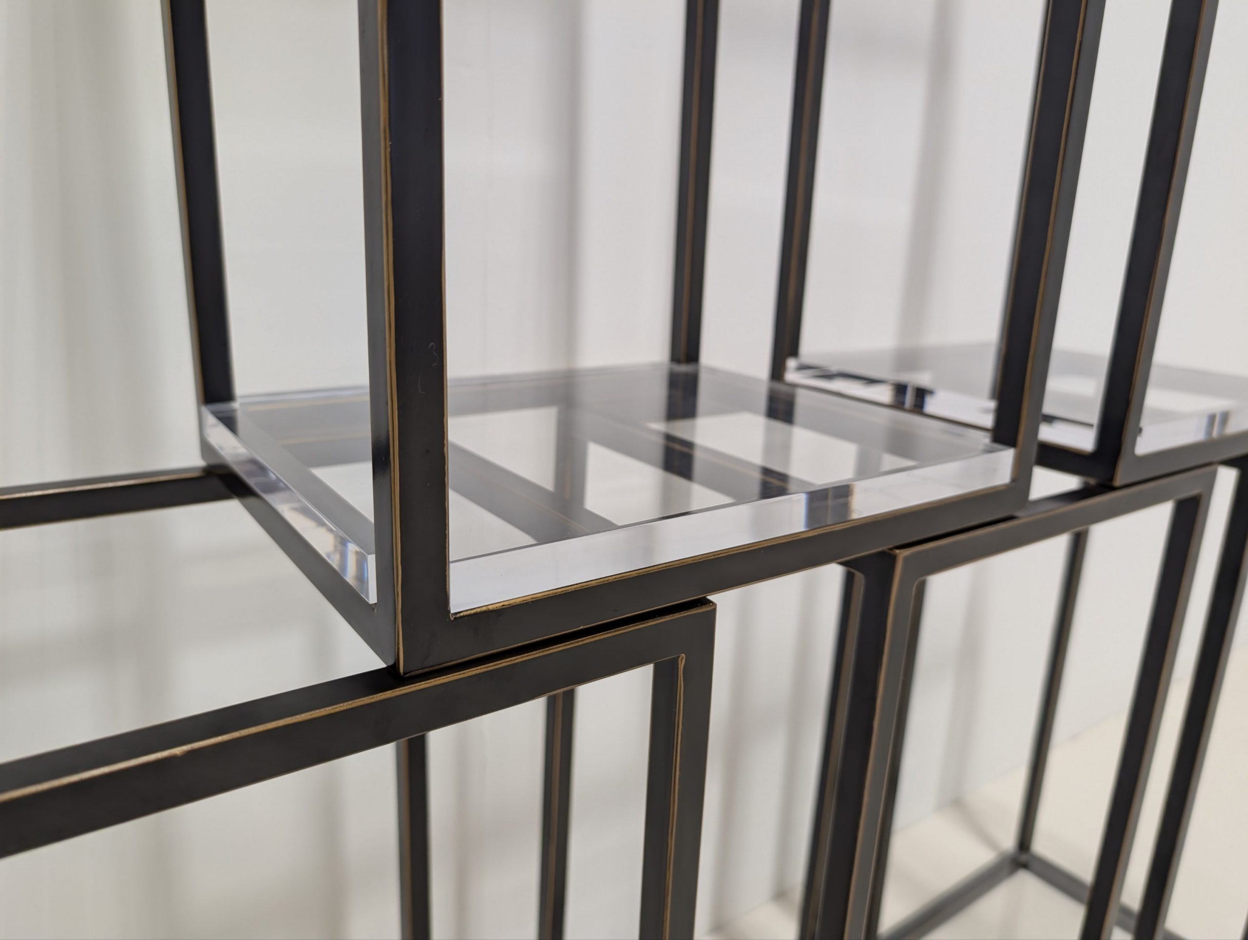 Port 68 Drake Bronze Wall Shelving (Set of 5)