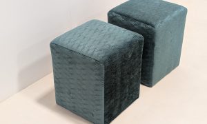 Sable Interiors Pouffe Pair