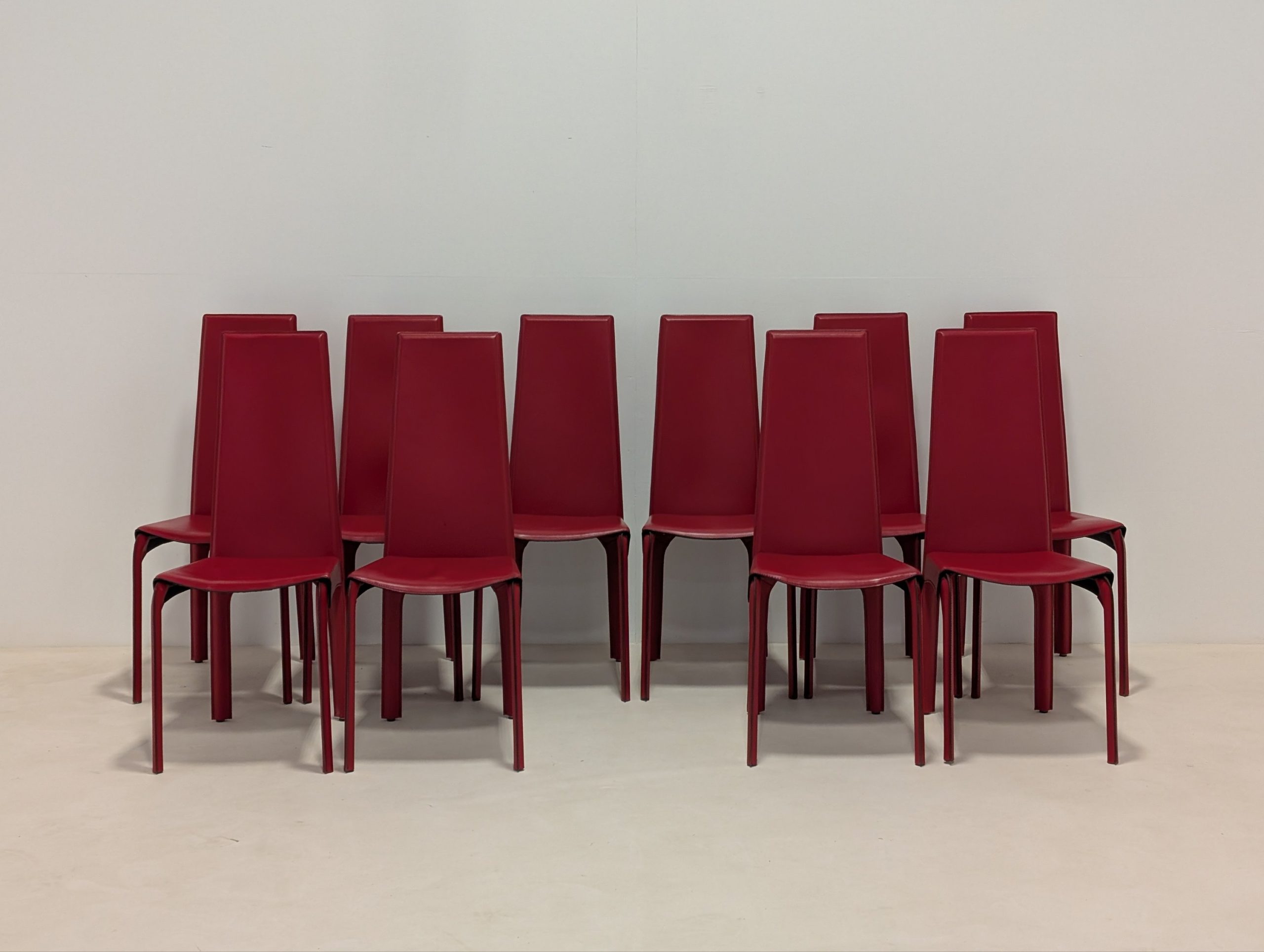Kristalia Dining Chairs Set of 10