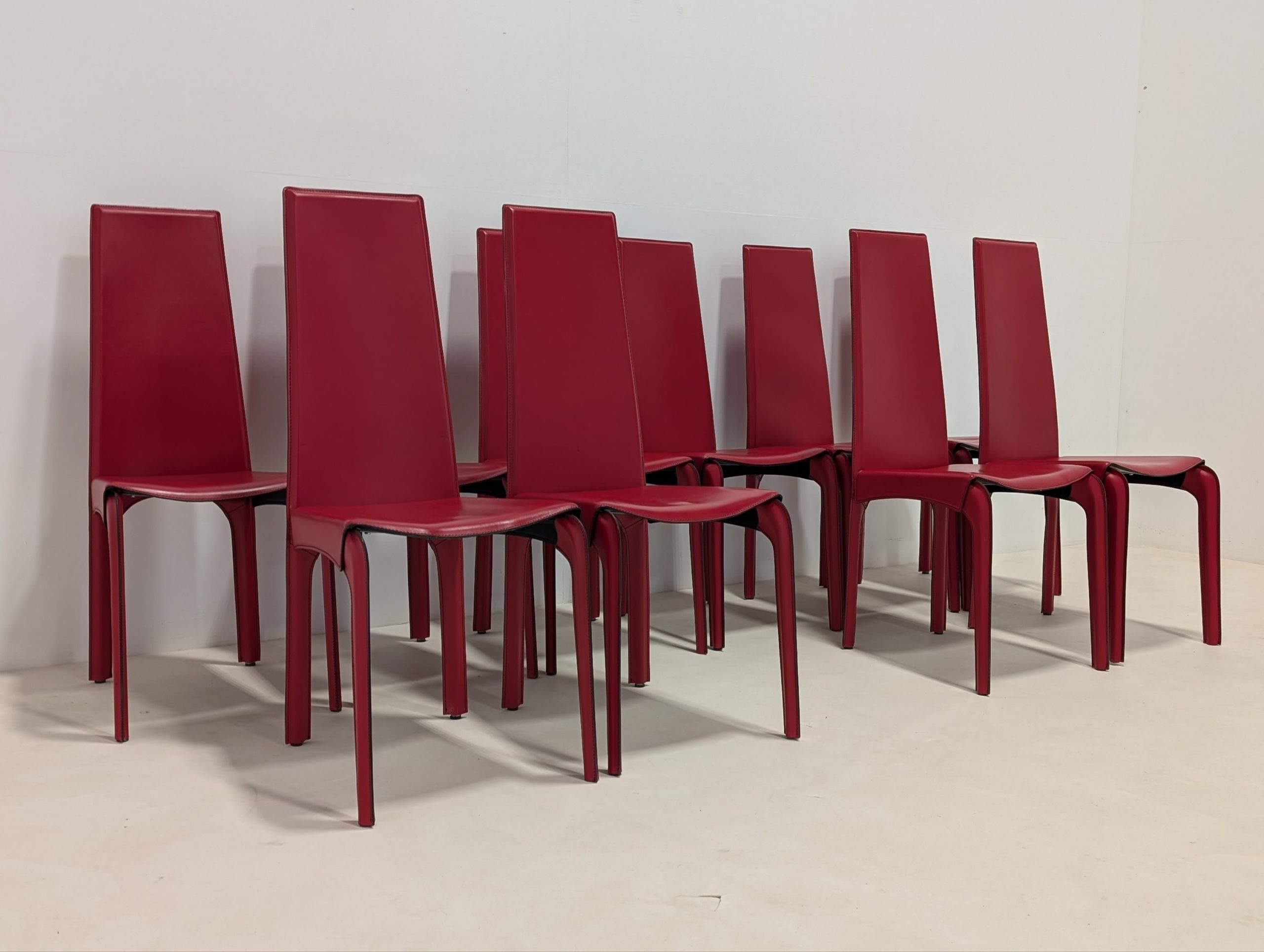 Kristalia Dining Chairs Set of 10 - Image 12